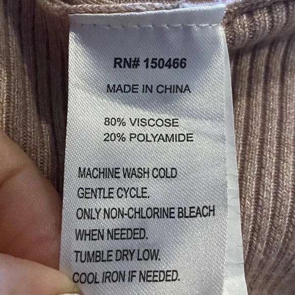 41 Hawthorn Pink Open Front Waterfall Cardigan Sweater Womens Size Medium - Picture 4 of 5